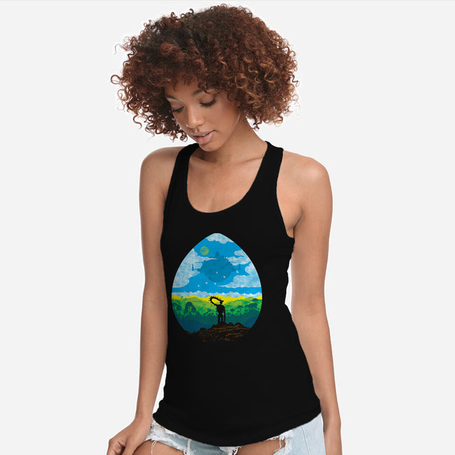 Mystical City-Womens-Racerback-Tank-dalethesk8er