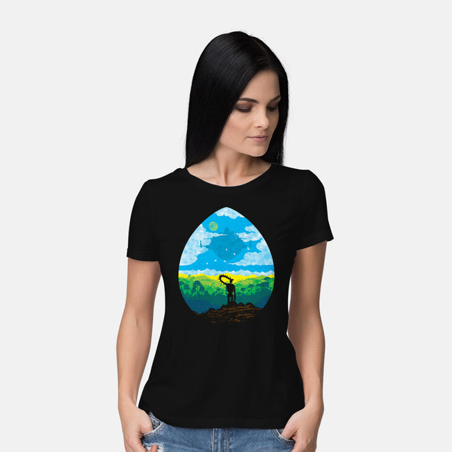 Mystical City-Womens-Basic-Tee-dalethesk8er