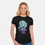 13 Bits-Womens-Fitted-Tee-Green Devil