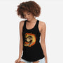 Surfing With The Devil-Womens-Racerback-Tank-Green Devil