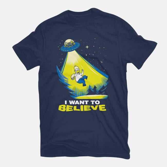 I Want To Believe-Mens-Basic-Tee-dalethesk8er