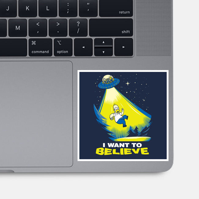 I Want To Believe-None-Glossy-Sticker-dalethesk8er