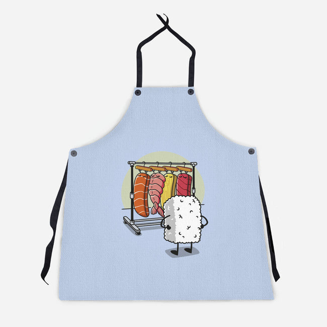 Sushi Wardrobe-Unisex-Kitchen-Apron-Olipop