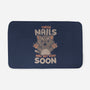 These Nails Will Get You Soon-None-Memory Foam-Bath Mat-eduely