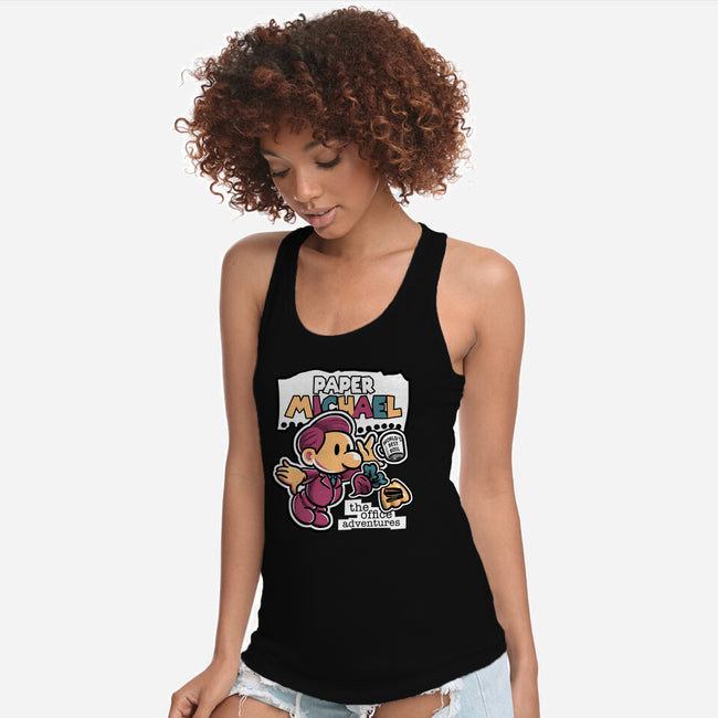 Paper Michael-Womens-Racerback-Tank-estudiofitas