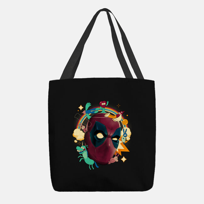 Imaginary Pool Friends-None-Basic Tote-Bag-Bruno Mota