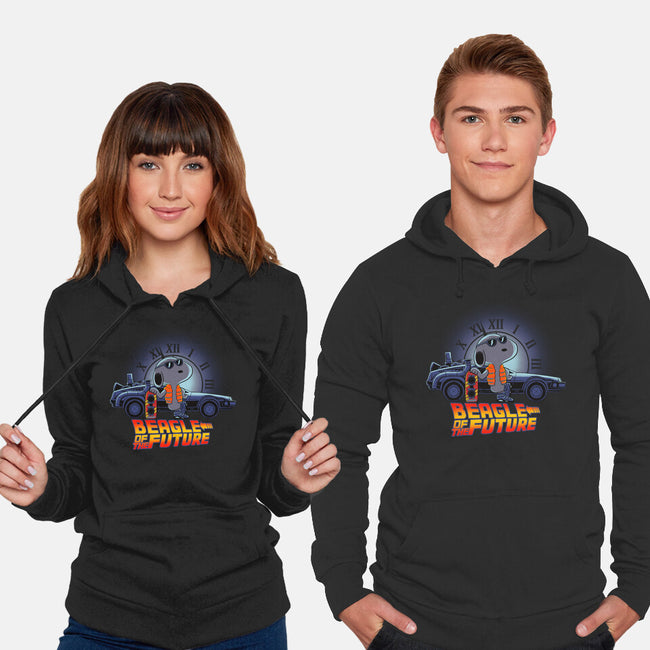 Beagle Of The Future-Unisex-Pullover-Sweatshirt-rmatix