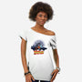 Beagle Of The Future-Womens-Off Shoulder-Tee-rmatix