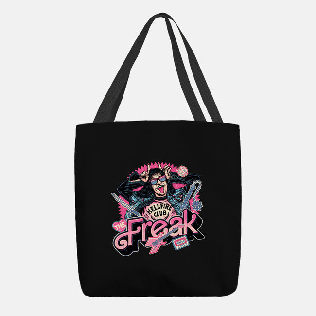 The Freak-None-Basic Tote-Bag-glitchygorilla