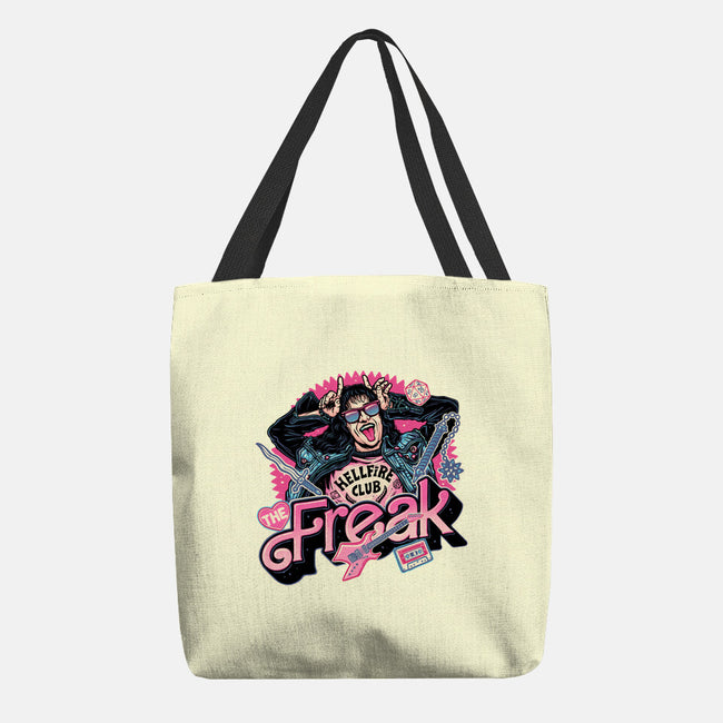 The Freak-None-Basic Tote-Bag-glitchygorilla