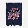 The Freak-None-Polyester-Shower Curtain-glitchygorilla