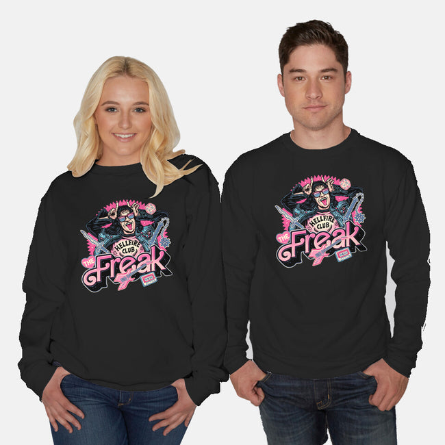 The Freak-Unisex-Crew Neck-Sweatshirt-glitchygorilla