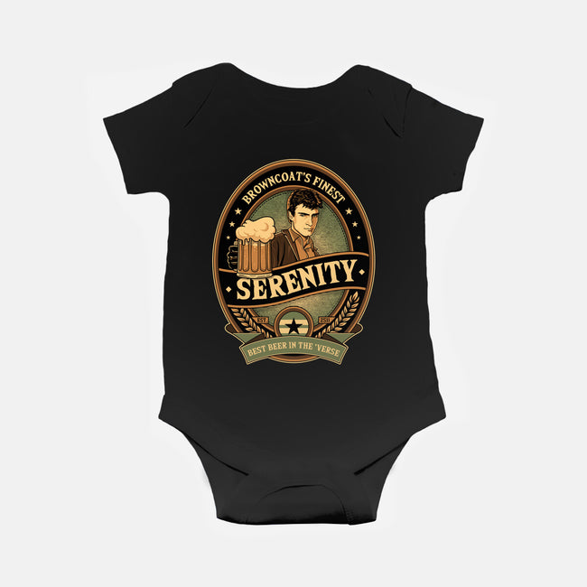 Shiny Beer-Baby-Basic-Onesie-retrodivision