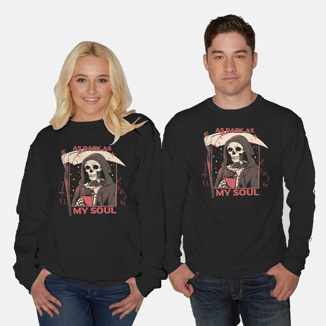 As Dark As My Soul-Unisex-Crew Neck-Sweatshirt-yumie