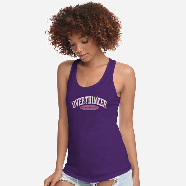 Overthinker-Womens-Racerback-Tank-yumie