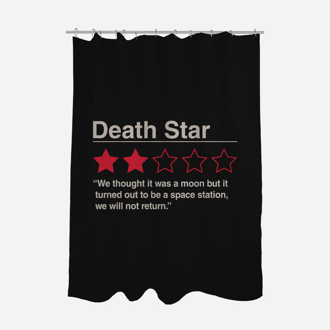 Death Star Review-None-Polyester-Shower Curtain-Tronyx79