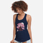 Fox At Sakura Tree-Womens-Racerback-Tank-IKILO