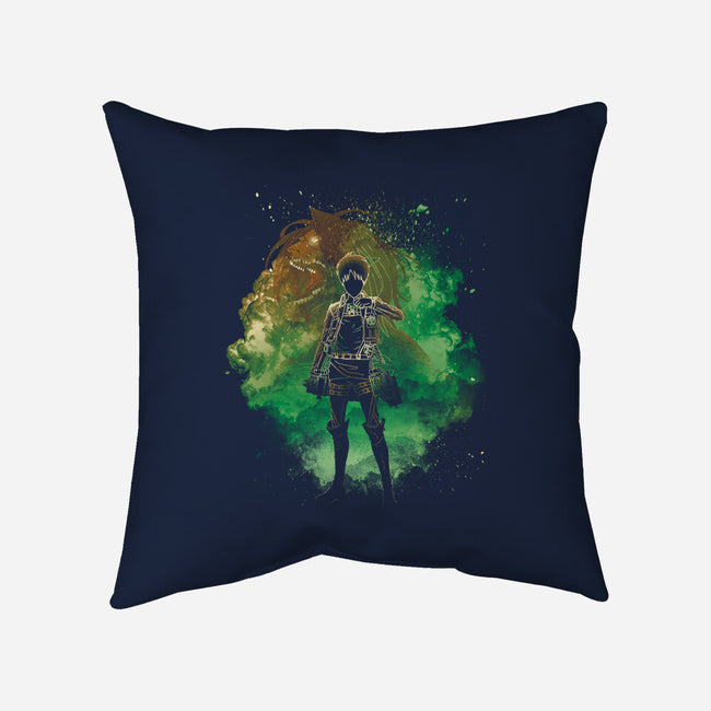 Soul Of The Attack Titan-None-Removable Cover w Insert-Throw Pillow-Donnie