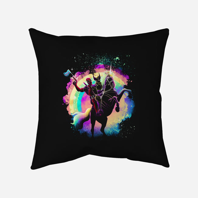 Merc Unicorn-None-Removable Cover-Throw Pillow-Donnie