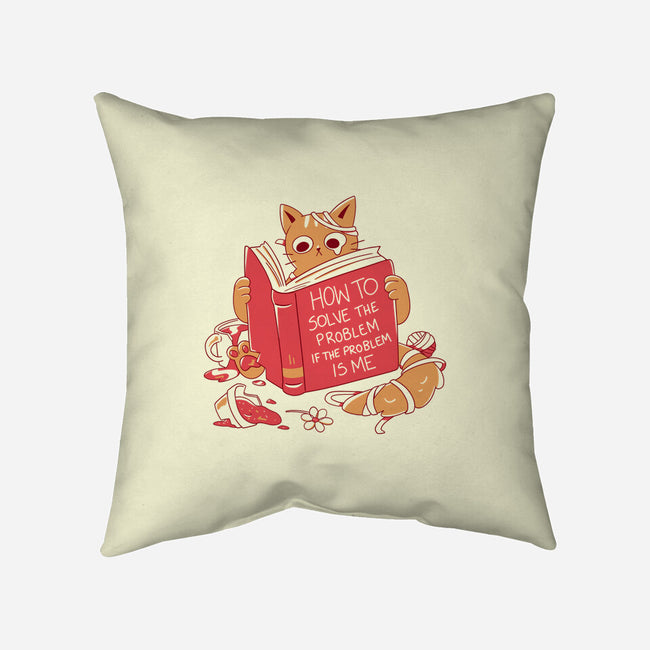 The Problem Is Me-None-Removable Cover w Insert-Throw Pillow-yumie