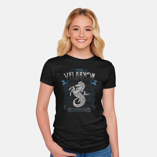 Old True And Brave-Womens-Fitted-Tee-teesgeex