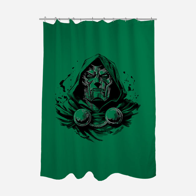 Doom The Destroyer-None-Polyester-Shower Curtain-ddjvigo