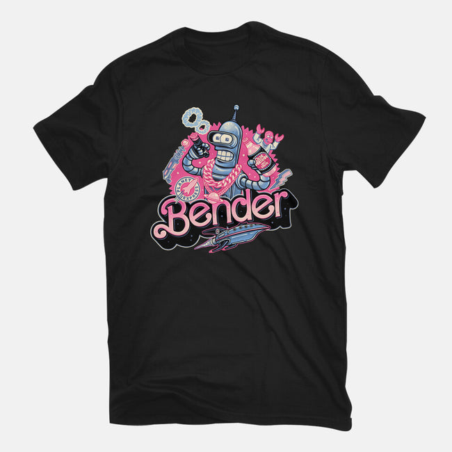 Pink Future Ahead Of Us-Youth-Basic-Tee-glitchygorilla