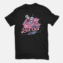 Pink Future Ahead Of Us-Womens-Basic-Tee-glitchygorilla