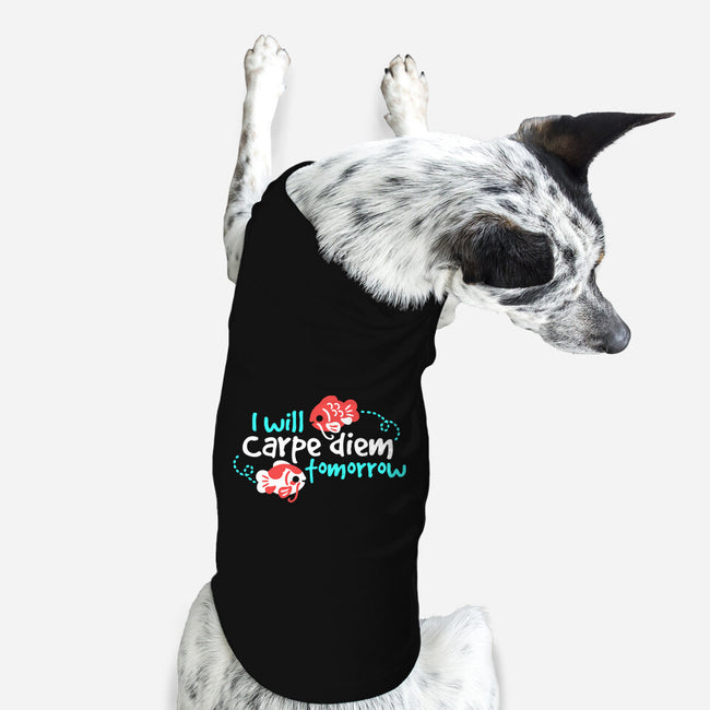 Koi Carpe Diem-Dog-Basic-Pet Tank-NemiMakeit