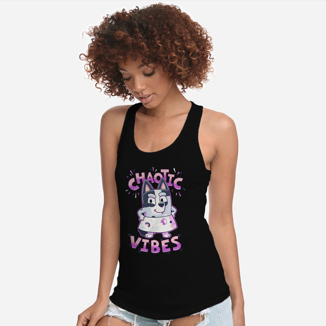 Chaotic Vibes-Womens-Racerback-Tank-Geekydog