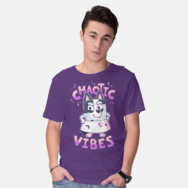 Chaotic Vibes-Mens-Basic-Tee-Geekydog