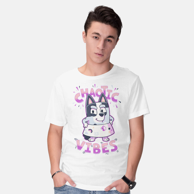 Chaotic Vibes-Mens-Basic-Tee-Geekydog