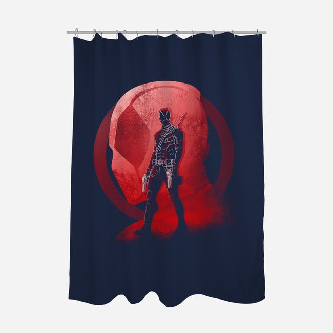 Negative Merc-None-Polyester-Shower Curtain-Donnie