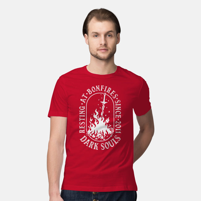 Resting At Bonfires-Mens-Premium-Tee-demonigote