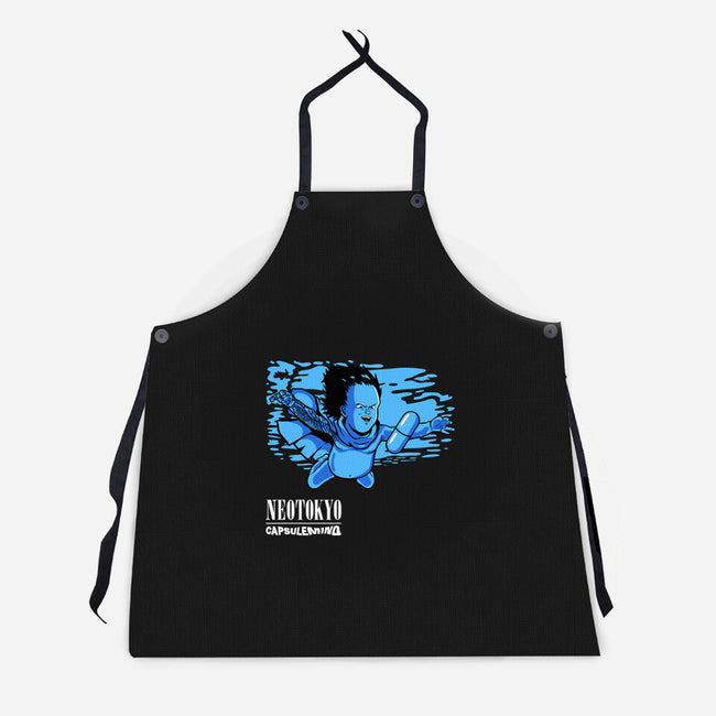 Neotokyo Capsulemind-Unisex-Kitchen-Apron-demonigote