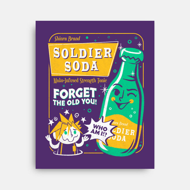 Soldier Soda-None-Stretched-Canvas-Aarons Art Room