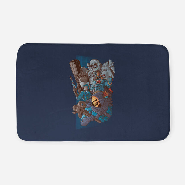 Villains Clash-None-Memory Foam-Bath Mat-Skullpy