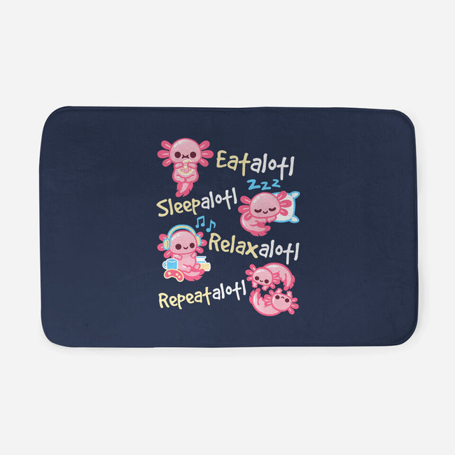 Axolotl Simple Life-None-Memory Foam-Bath Mat-NemiMakeit