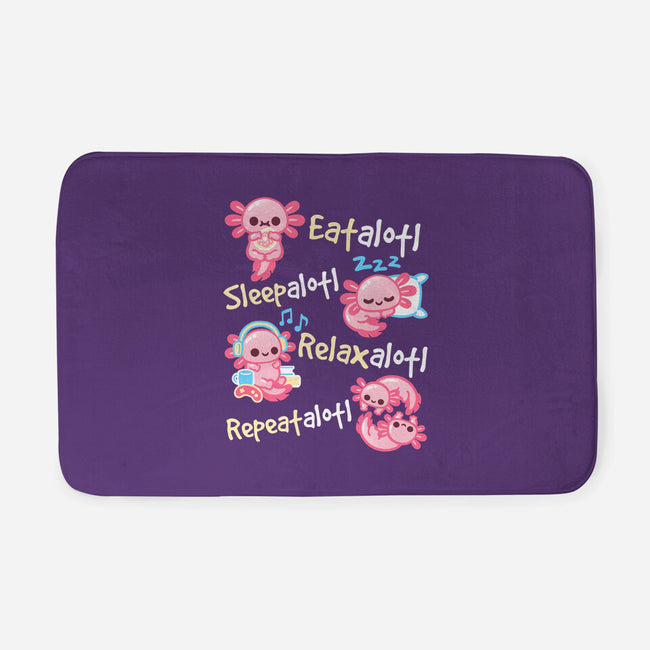 Axolotl Simple Life-None-Memory Foam-Bath Mat-NemiMakeit