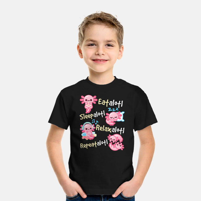 Axolotl Simple Life-Youth-Basic-Tee-NemiMakeit