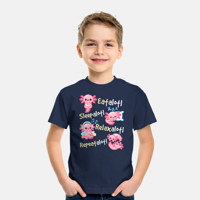 Axolotl Simple Life-Youth-Basic-Tee-NemiMakeit