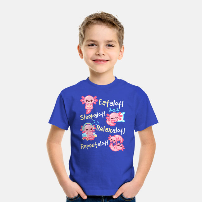 Axolotl Simple Life-Youth-Basic-Tee-NemiMakeit