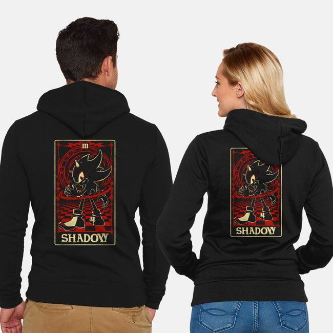 Shadow Tarot Card-Unisex-Zip-Up-Sweatshirt-naomori