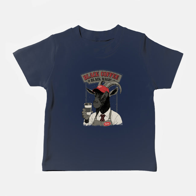 Black Coffee Barista-Baby-Basic-Tee-Hafaell