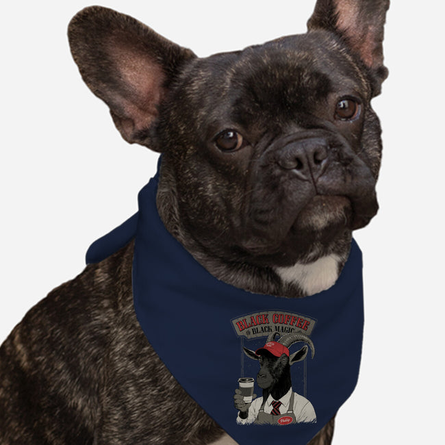 Black Coffee Barista-Dog-Bandana-Pet Collar-Hafaell