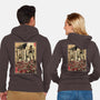 The King Of Monsters In Maria's Wall-Unisex-Zip-Up-Sweatshirt-DrMonekers