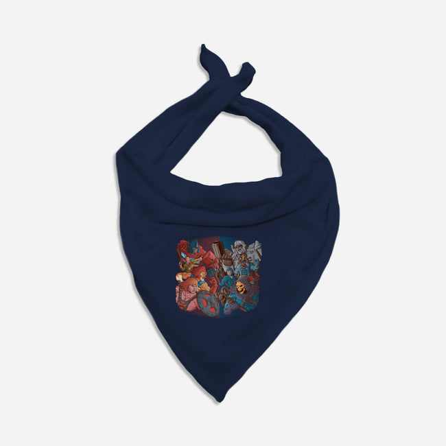 Cartoon Clash-Dog-Bandana-Pet Collar-Skullpy