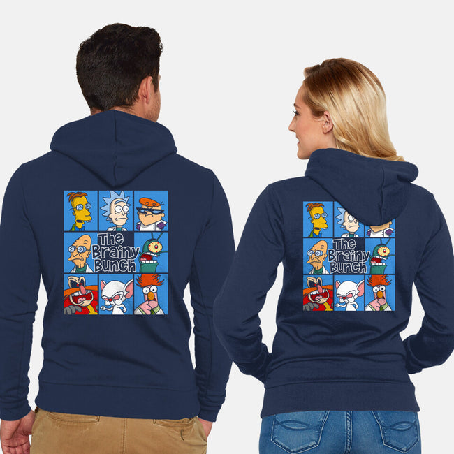 The Brainy Bunch-Unisex-Zip-Up-Sweatshirt-drbutler