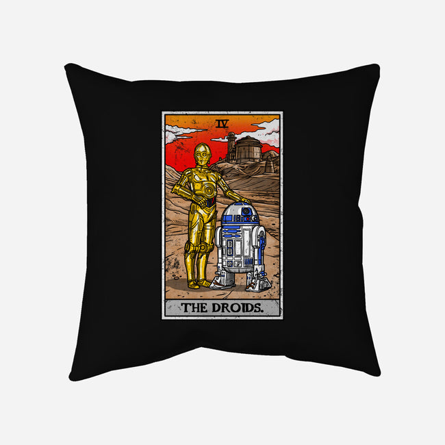 The Droids Tarot-None-Removable Cover-Throw Pillow-drbutler