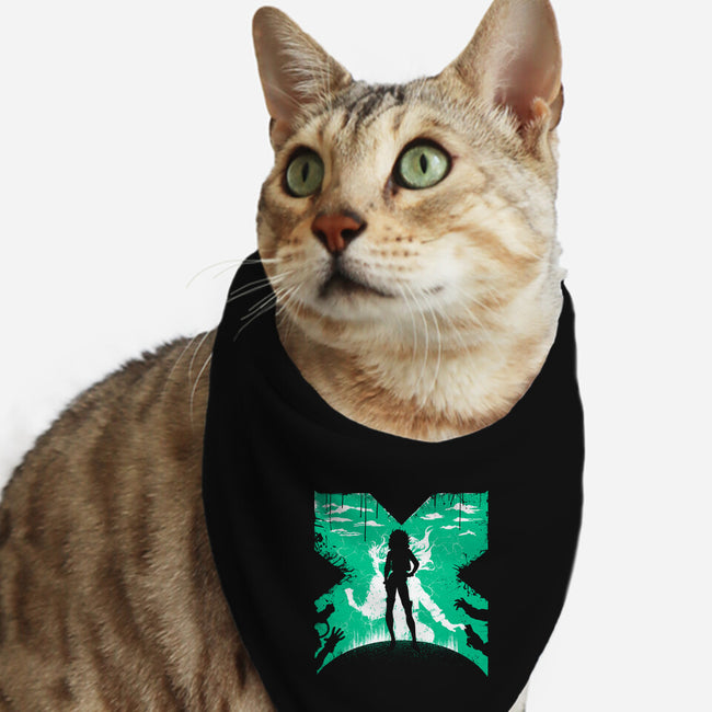 The Rogue-Cat-Bandana-Pet Collar-rocketman_art